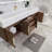 Glasgow 59'' Bathroom Vanity with Acrylic Top-2018116605