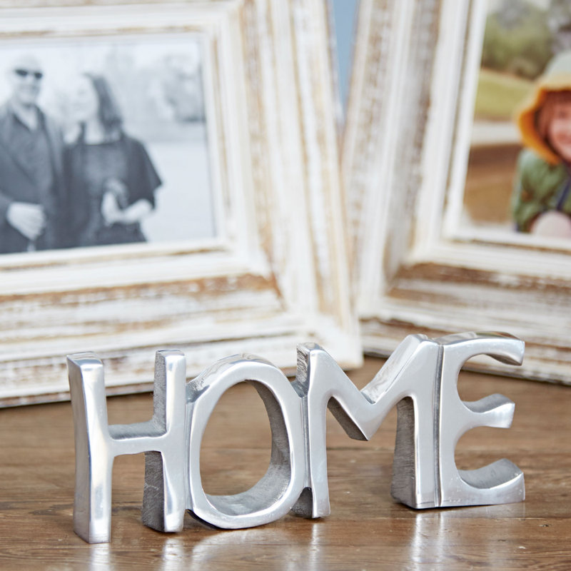 Recycled Metal Home Sign