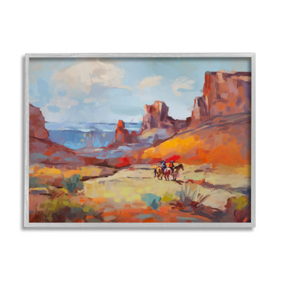 " Canyon Cowboys Painting " by Ziwei Li