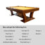Table de billard Minimalist Standard-130175439