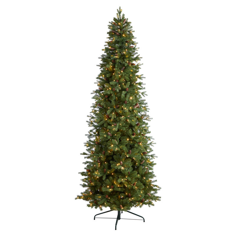 Lighted Artificial Fir Christmas Tree, 10' 