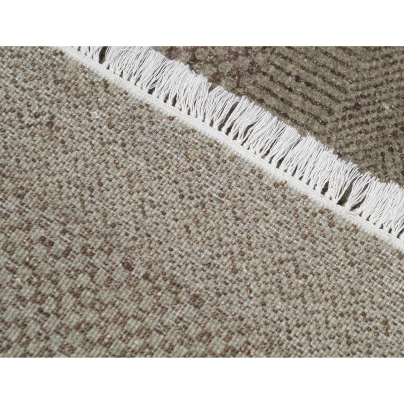 Area Rug in Gray, Rectangle 9' x 12'1"