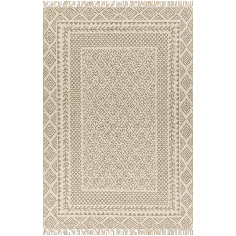 Kenyatta Wool Geometric Indoor Rug, Rectangle 2' x 3'