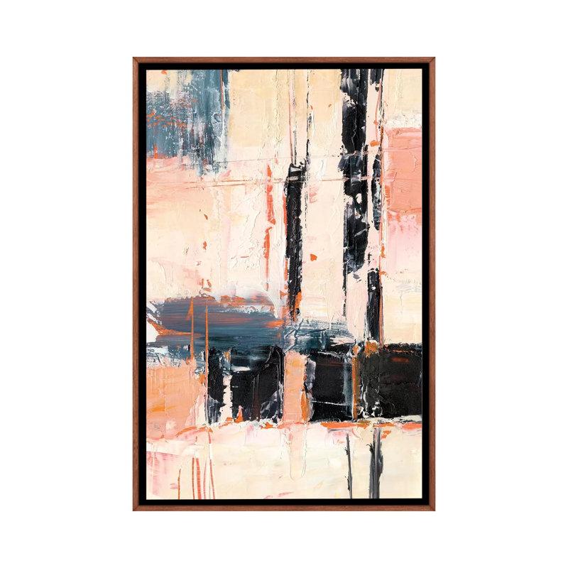 Corail et sable II par Ethan Harper - reproduction d'art, H 40 po x l 26 po x P 1,5 po, Pas de tapis