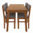 5-Piece Rectangle Wooden Dining Table Set