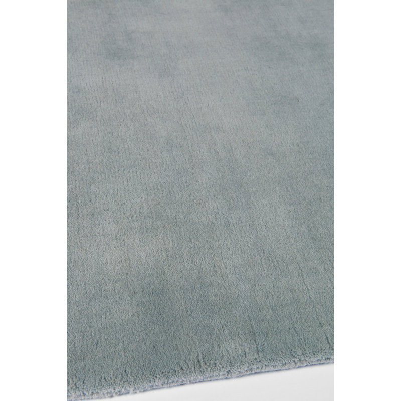 Farrow & Ball Plain Wool Lots Blue Area Rug, Rectangle 4' x 6'