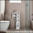 Redmond Cabinet Toilet Paper Storage, 4 Compartments, White Manufactured Wood Finish