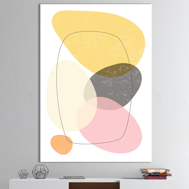 «Minimal Elementary Organic and Geometric Compostions», impression sur toile tendue, H 32 po x l 24 po x P 1 po