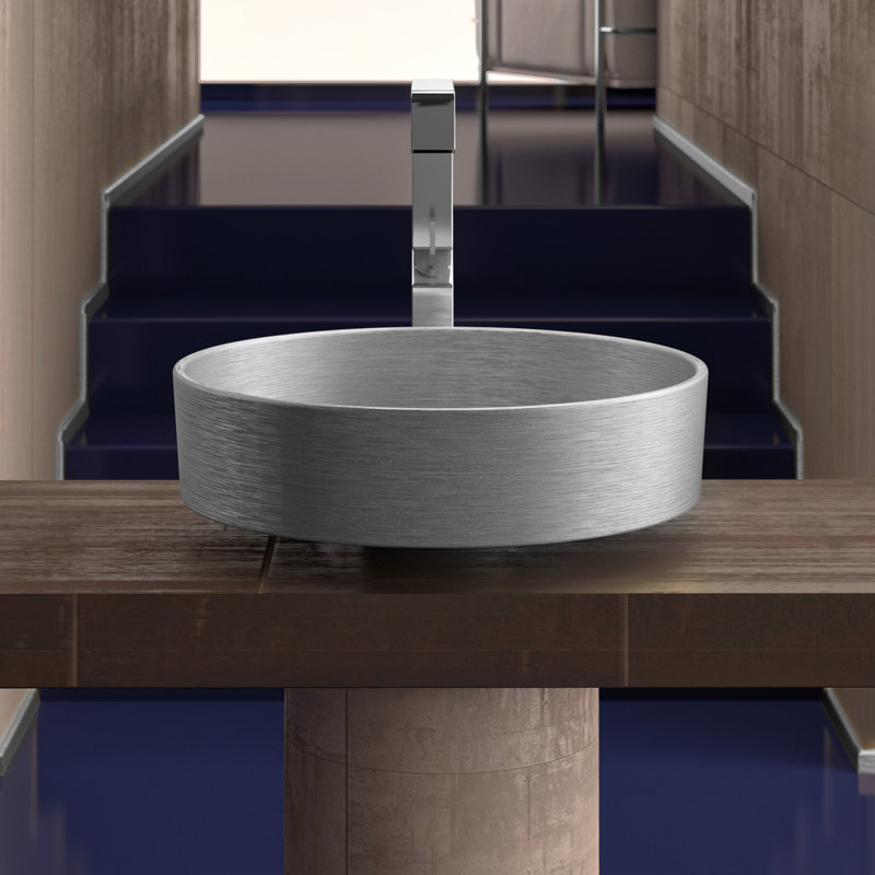 Metropole 16.2'' L Bathroom Sink, Brushed Dark