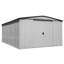 Remise de rangement Classic en acier, 10 x 8, gris flûte-55865211-119311402