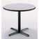 30" L Round Solid Wood Breakroom Table and Chair Set