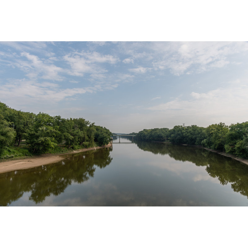 Deyoung Scenic Wabash River Vista - Wrapped Canvas Print, 30cm H x 46cm W x 3.8cm D