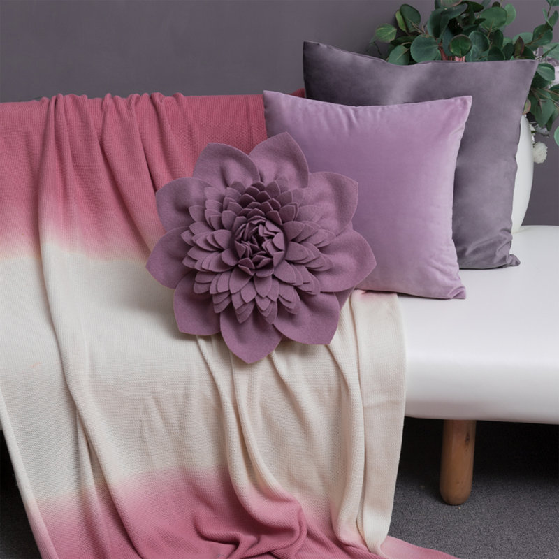  Coussin réversible, Mauve