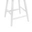 Ensemble de 2 tabourets de comptoir Anna, dossier incurvé, repose-pieds, blanc-130841347-130841349