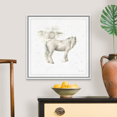 «Farm Friends», art mural neutre sur toile