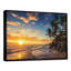 « Paradise Tropical Island Beach with Palms » par Valio84sl - impression photographique sur du métal-1127495412-1204702864-1204702957