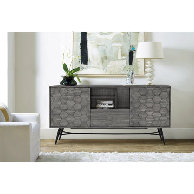 Buffet Makena en bois d'acacia gris