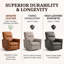 Fauteuil inclinable électrique pivotant de 31,5 po Coamhan-1978007115