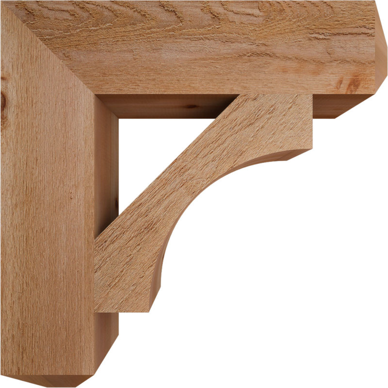 Support Westlake Craftsman, H 26 po x l 6 po x P 26 po, Cèdre rouge de l'Ouest, Rugueux