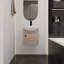 Meuble-lavabo de 18 po avec lavabo en céramique