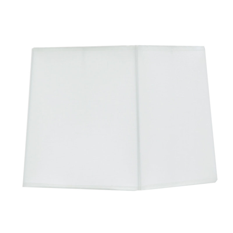 Montreal Drum Lamp Shade, 10.25" H x 10.25" W x 10.25" D, White
