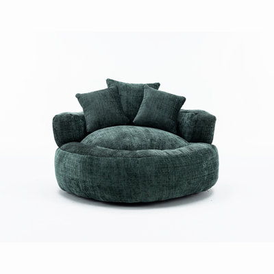 Bean Bag Lazy Sofa with Ultra Soft Chenille Cover by Hokku Designs