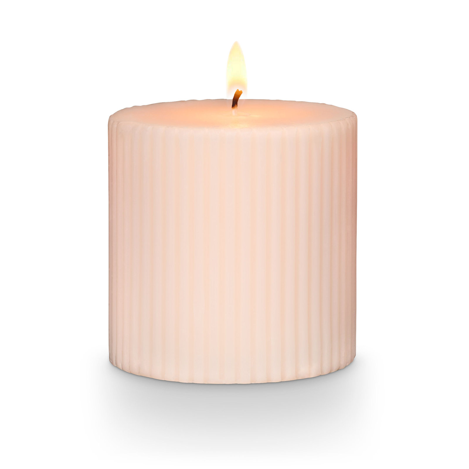 Beautifully Done Pillar Candle, Small, Coconut Milk Mango