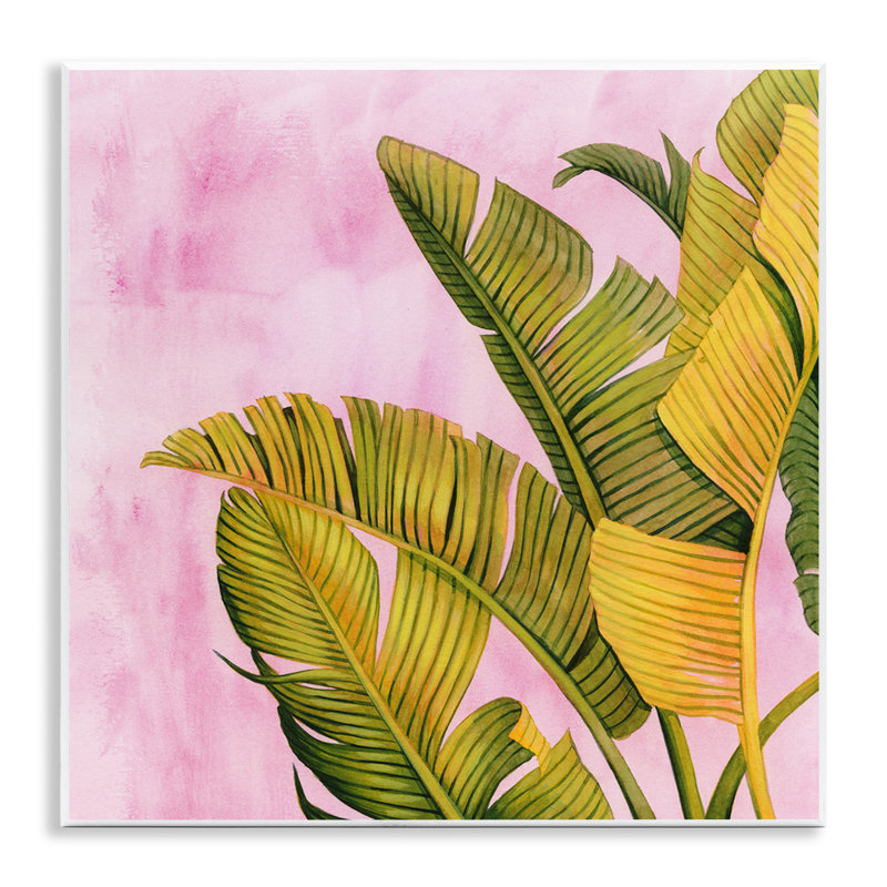 "Leafy Pink & Palms", art par Grace Popp