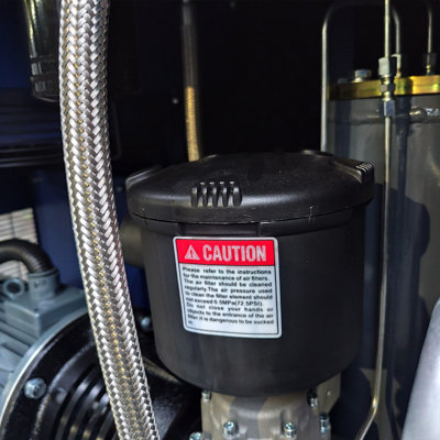Compresseur d'air à vis rotatif 20HP, 74CFM, 125PSI, 230V 3PHase 60HZ, compresseur à vitesse fixe, qualité industrielle, système d'air comprimé robuste