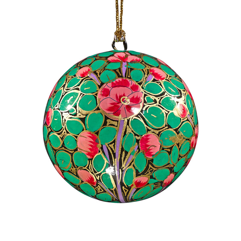 7.62cm Handmade Paper Plants & Flowers Bauble