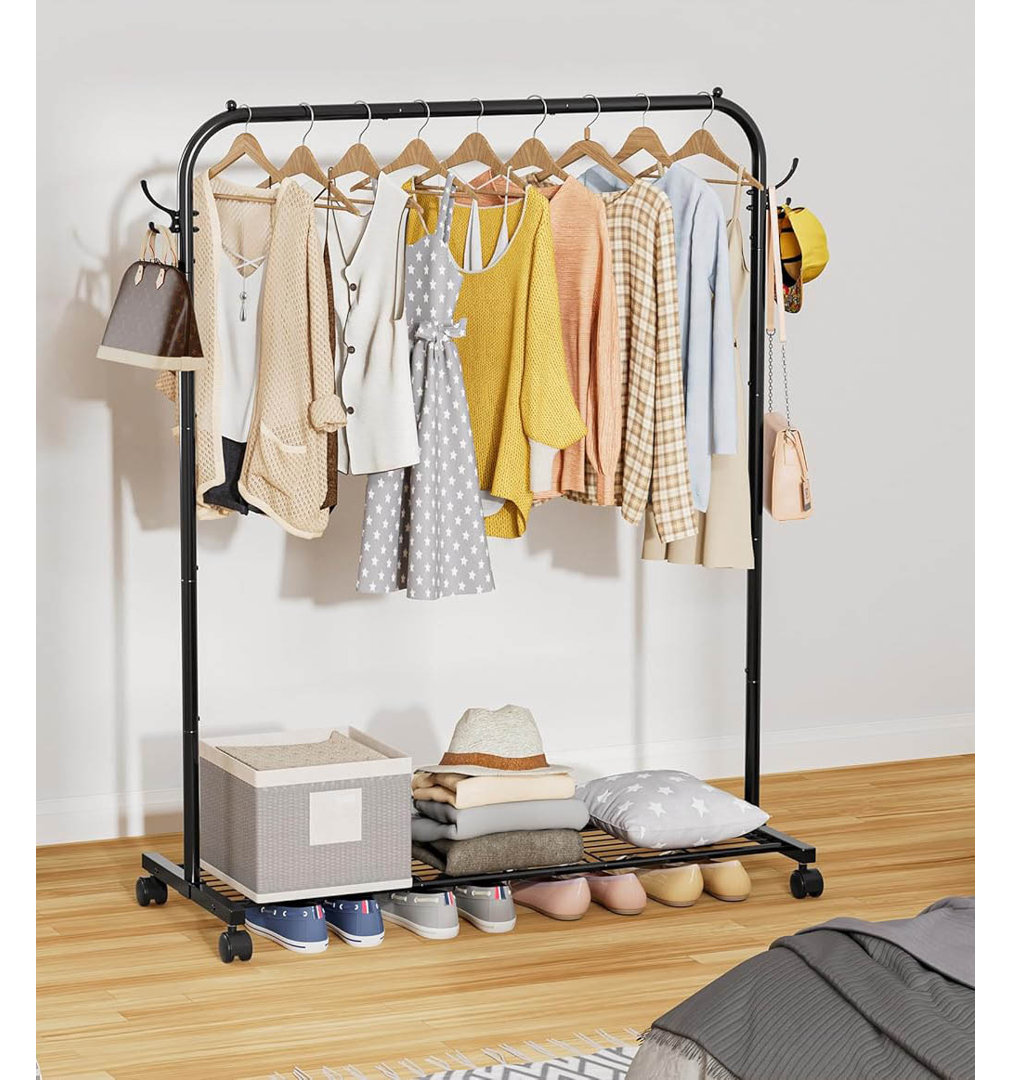 Metal Freestanding 2 - Hook Coat Rack