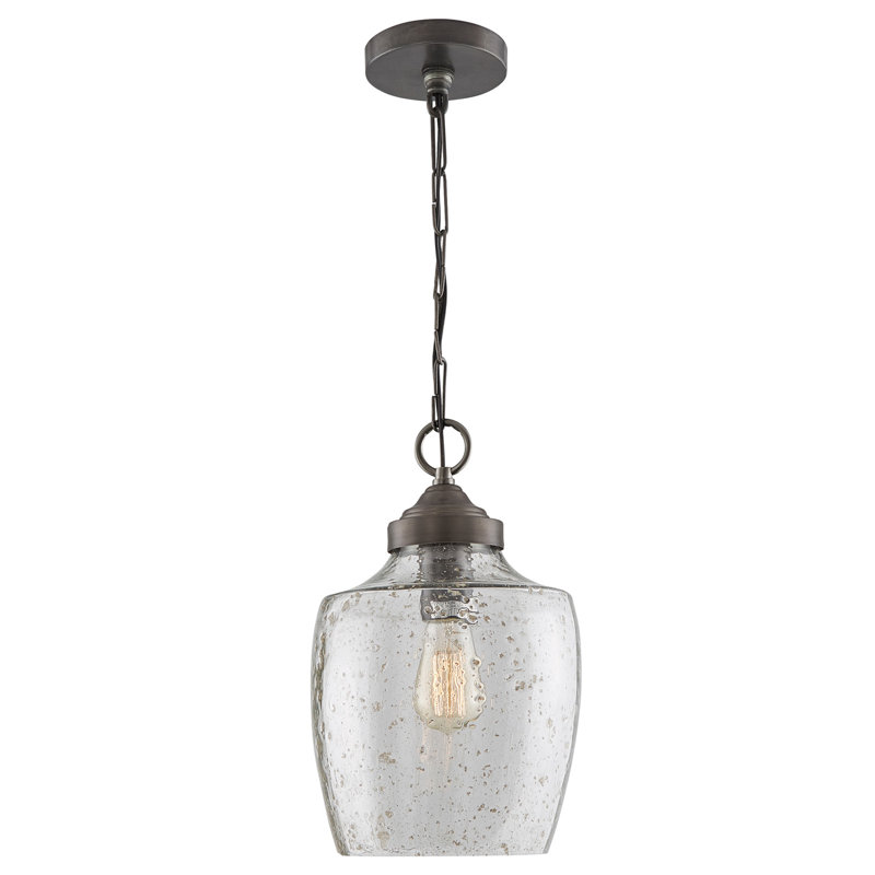 Angelicamaria 1 - Light Single Pendant, Pewter