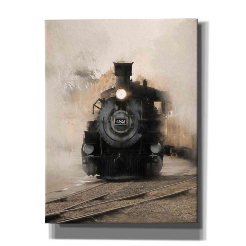 'Durango Train' by Lori Deiter, Canvas Wall Art, 16" H x 12" W x 0.75" D