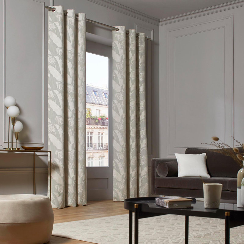 Musa Eyelet Blackout Door Curtains
