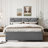 Kenn Linen Upholstered Bed with Trundle-1479921964-1479921962