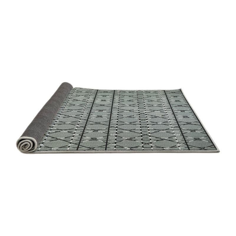 Tapis gris Marisela, Rond 3 pi