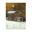 Art mural sur toile tendue - art mural «Amber Moon» par Jerry Cable pour le salon, la chambre à coucher ou le bureau - 24 x 32