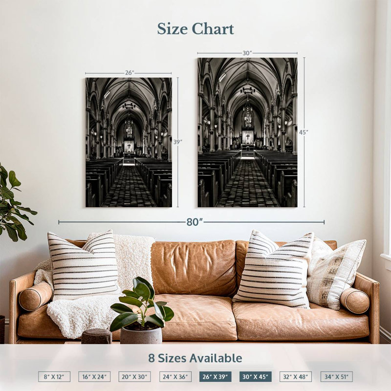 Adella St. Basil's Catholic Parish No 2, 39" H x 26" W
