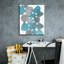 «Boho Beautiful 2 Blue» par Moira Hershey, art mural sur toile-1163592464