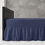 Premium Cotton Blend Plain Dyed Valance Sheet | Soft Durable and Breathable Luxury Bed Sheet for Ultimate Comfort-35991541-35991556
