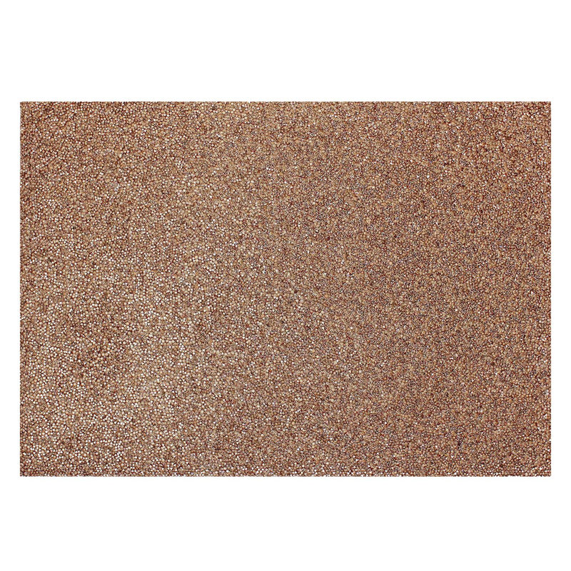 Napperon Sparkles Home Décoration de table 18 x 13 pouces antidérapante, Cuivre