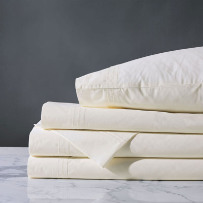Vail Percale Sheet Set In Bisque