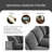 Konsta Upholstered 110 " Chenille Sofa & Chaise-156147670
