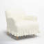 Elle Ruffle Slipcover Armchair-705559985