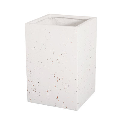 MGO Handmade Rectangle Planter Box, 20''H, White
