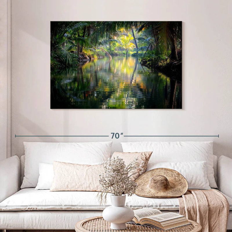 Alvord Backwaters du Kerala, H 30 po x l 45 po