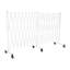 Barrière de sécurité portable extensible avec roues-124429337