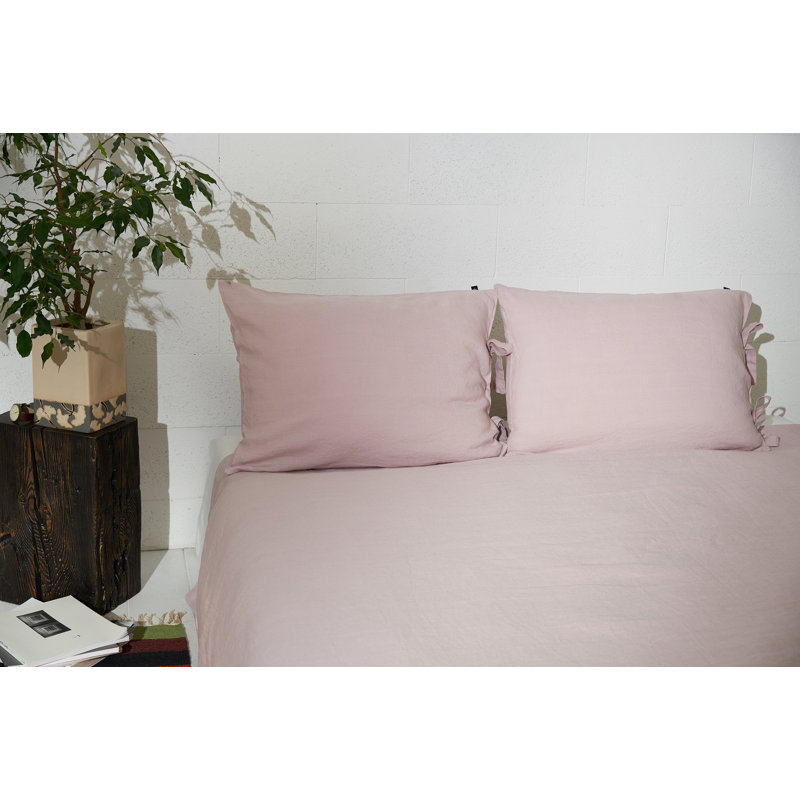 Keighley Solid Colour Duvet Cover Set with Pillowcases