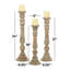Colville 3 Piece Wood Tabletop Candlestick Set-1146826501