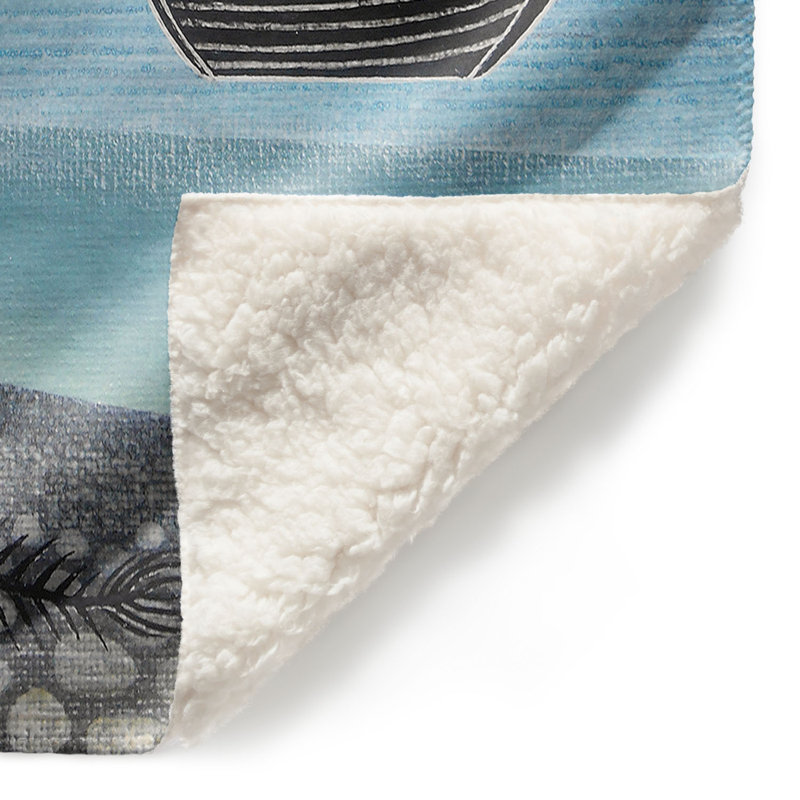 Couverture sherpa à poissons fantôme ghost, l 51 po x L 60 po